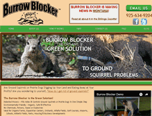 Tablet Screenshot of burrowblocker.com